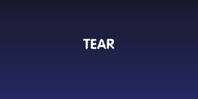 Tear Social Header
