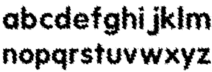 Tear Font LOWERCASE