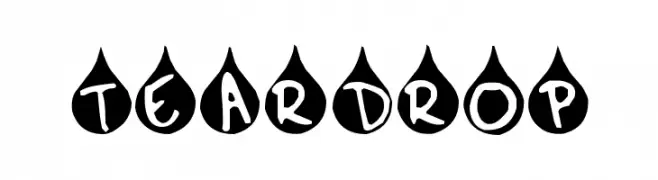 Teardrop  Frei Schriftart Herunterladen