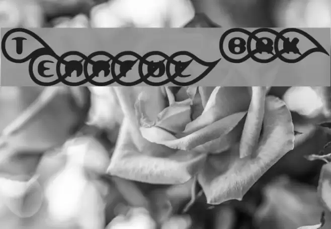 Tearful BRK Schriftart examples