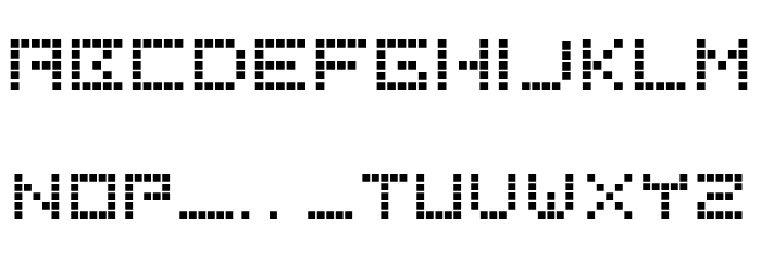 TearingFonts Font LOWERCASE