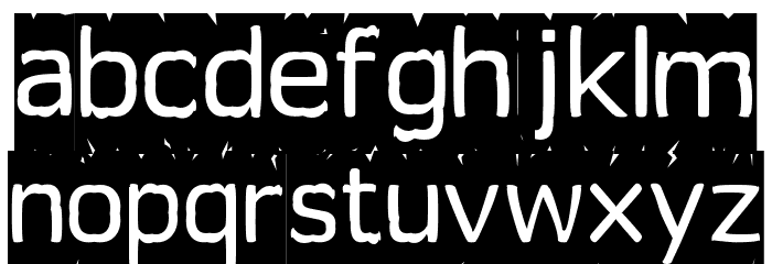 Tearoff Font LOWERCASE