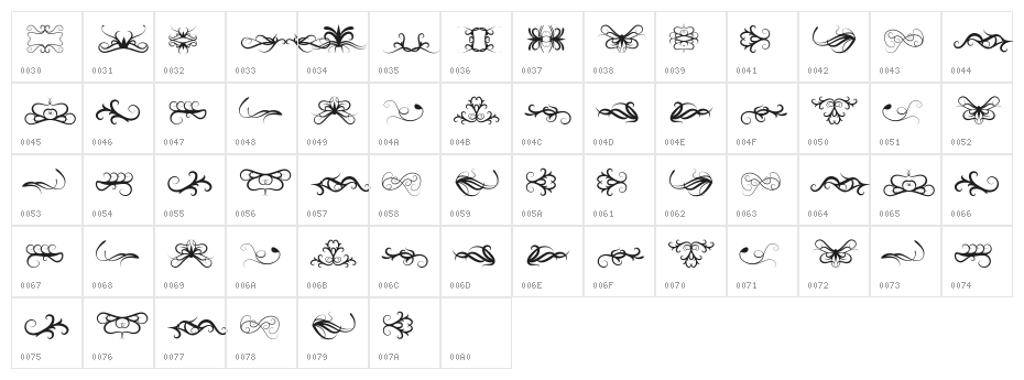 Tears Of Joy Character Map