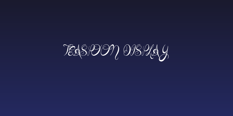 Teaspoon Display Social Header