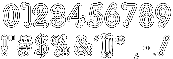 Teazer Normal Font OTHER CHARS