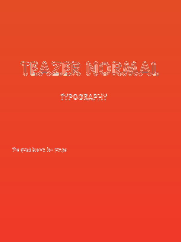 Teazer Normal Poster
