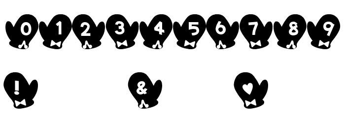Tebukuro Font Font OTHER CHARS