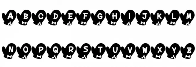 Tebukuro Font Fonte MAIÚSCULAS