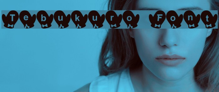 Tebukuro Font Font examples
