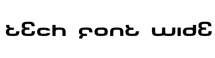 Tech Font Wide  Descarca Fonturi Gratis