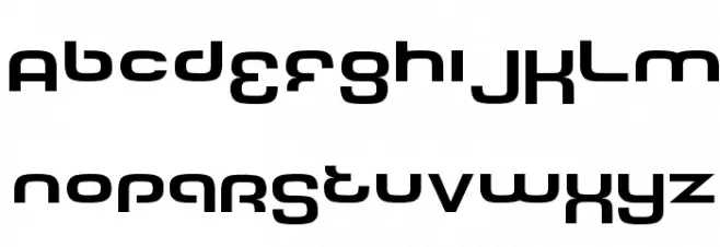 Tech Font Wide خط أحرف كبيرة