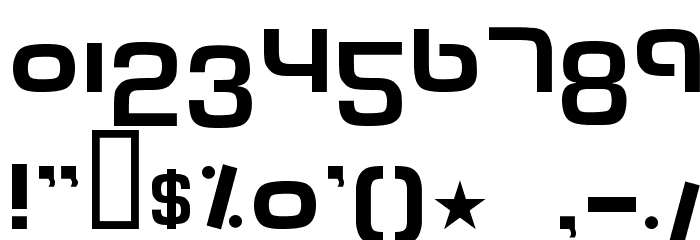 Tech Font フォント その他の文字