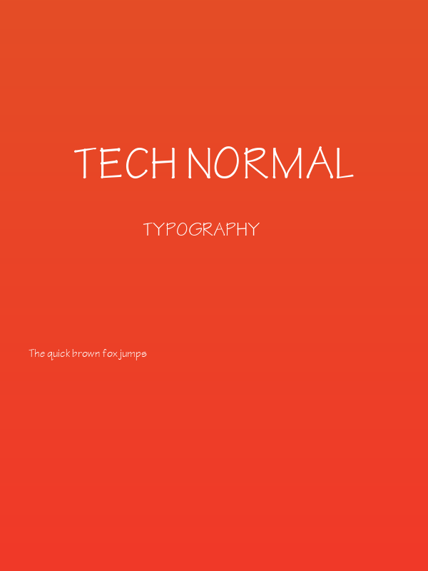 Tech Normal Poster