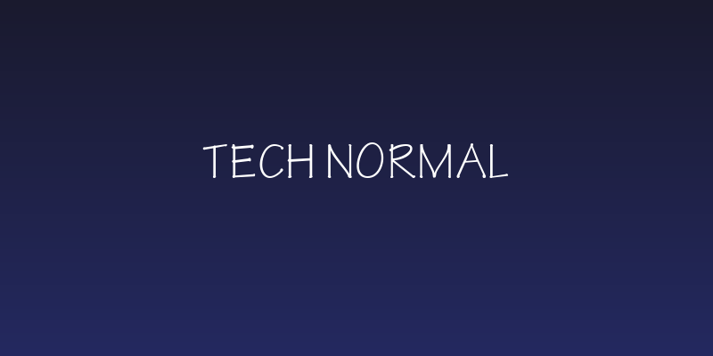 Tech Normal Social Header