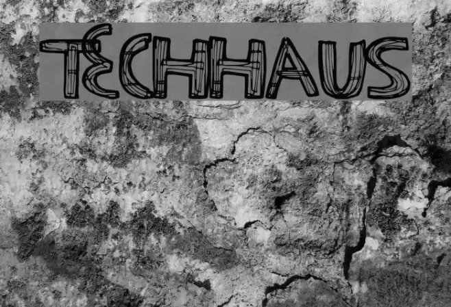 TechHaus Font examples