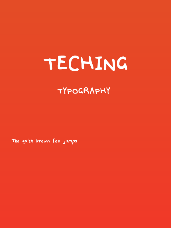 Teching Poster