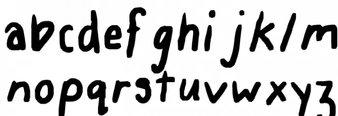 Teching फ़ॉन्ट लोअरकेस