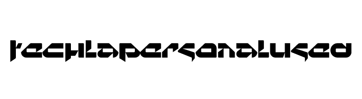 Techla Personal Used  font caratteri gratis