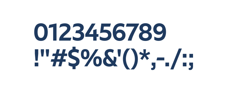 Techna Sans Regular Other Characters