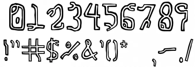 Technetium Font Alte caractere