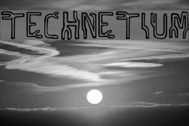 Technetium Font examples