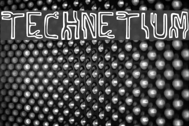 Technetium Font examples