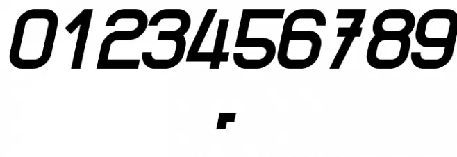 Technical Drawing Italic Font OTHER CHARS