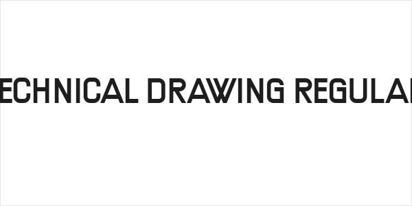 Technical Drawing Regular Logo