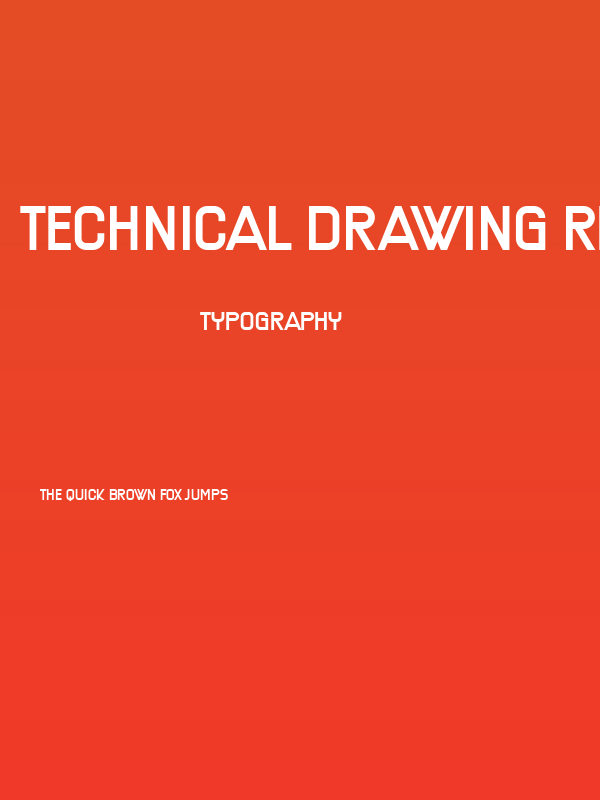 Technical Drawing Regular Poster