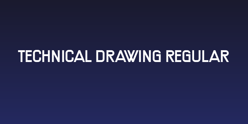 Technical Drawing Regular Social Header