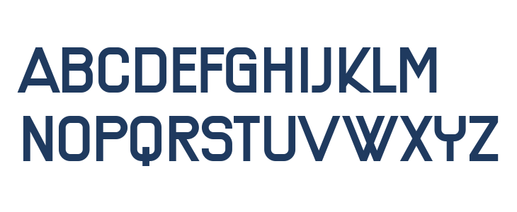 Technical Drawing Regular Lowercase