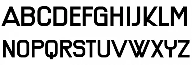 Technical Drawing Regular Caratteri MINUSCOLO