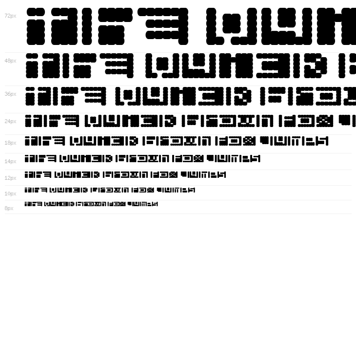 TechnicalAlphabetExtraBlack Waterfall