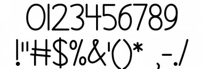 Technically, But Not Actually Font OTHER CHARS