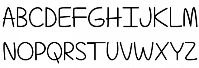 Technically, But Not Actually Schriftart Groß