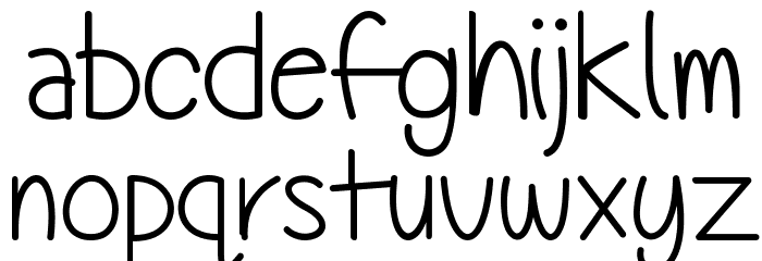 Technically, But Not Actually Font LOWERCASE