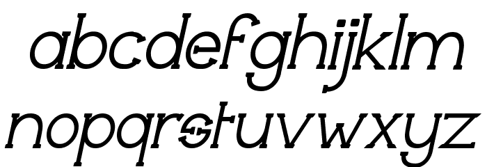 Technically Insane Italic Шрифта строчной