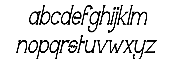 Technically Insane NarrowItalic Fonte MINÚSCULAS