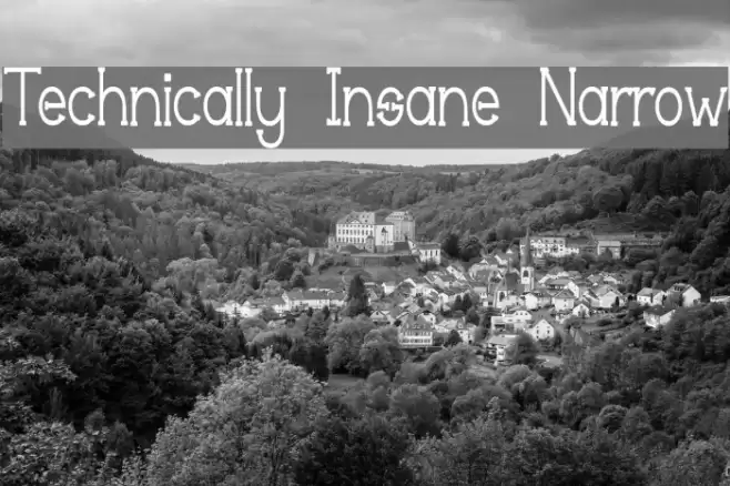 Technically Insane Narrow خط examples