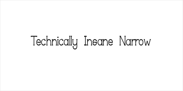 Technically Insane Narrow Logo