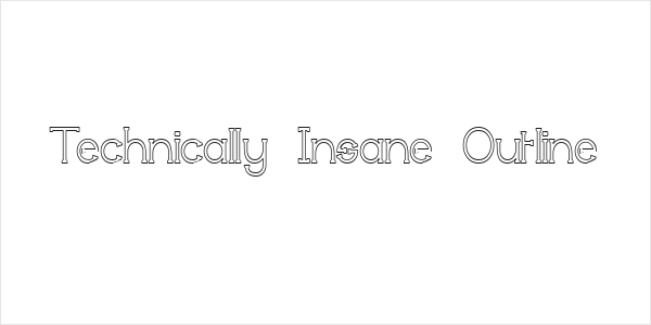 Technically Insane Outline Logo