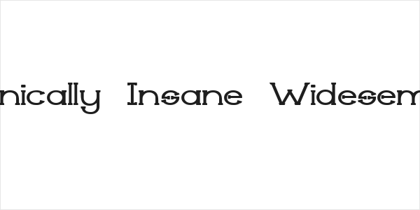Technically Insane Widesemibold Logo