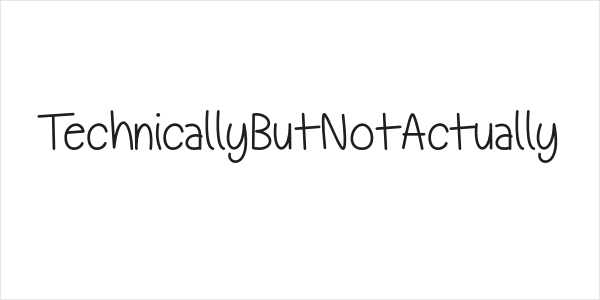 TechnicallyButNotActually Logo