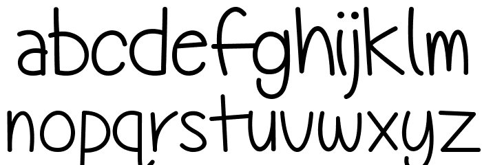 TechnicallyButNotActually Font LOWERCASE