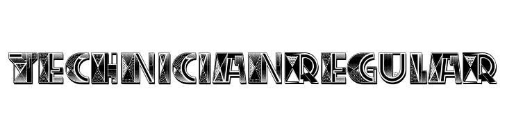 Technician Regular  font caratteri gratis