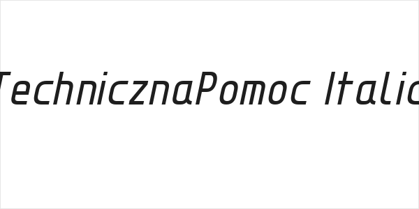 TechnicznaPomoc Italic Logo