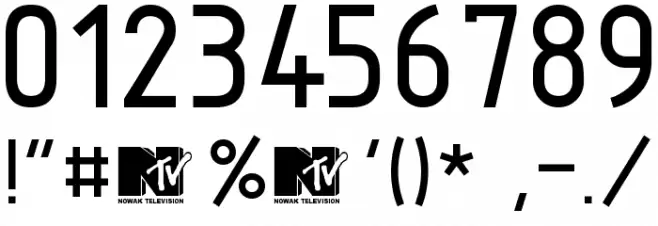 TechnicznaPomoc Font OTHER CHARS