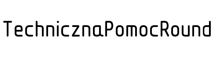 TechnicznaPomocRound Font