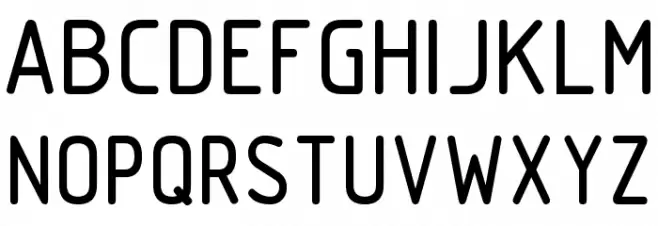 TechnicznaPomocRound Schriftart Groß