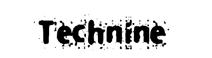Technine  Frei Schriftart Herunterladen
